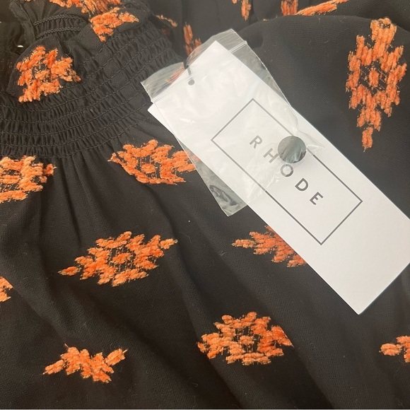 RHODE Marika Dress, Ikat Jacquard print, size XS NWT - Picture 6 of 9